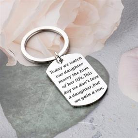 img 2 attached to 🎁 Personalized Son-In-Law Keychain Wedding Gifts – Thoughtful Son Wedding Day Gift – Meaningful Groom Gift for Your Beloved Son – Thoughtful Gesture by Mother-In-Law