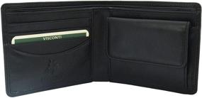 img 3 attached to 💼 Visconti Heritage 7 Bifold Leather Wallet: A Stylish Essential for Men's Accessories