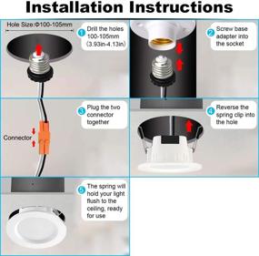 img 3 attached to Sumaote 🔦 Bluetooth Recessed Lighting Downlight