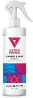 🧼 vetro power carpet & rug protector spray - 8.45 fl oz (250ml) | invisible water-based liquid stain protection | easy application | odorless | non-aerosol | ideal for carpets & rugs logo