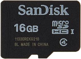 img 1 attached to 💾 SanDisk SDSDQM-016G - B35A 16 ГБ микроSDHC-карта памяти, класс 4 (РЕТЕЙЛ-ПАКЕТ), черная: Храните свои данные безопасно с помощью этой 16-ГБ микроSDHC-карты памяти.