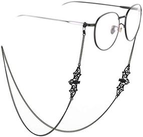 img 4 attached to 🕶️ Keep Your Sunglasses and Eyeglasses Secure with the Sunglass Eyeglass Necklace Retainer Lanyards