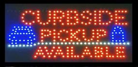 img 1 attached to 🌟 19x10 Open LED Neon Business Motion Light Sign HL103 with Ultra Bright CURBSIDE Pickup Option