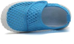 img 1 attached to 👟 Melancholy Boys & Girls' Breathable Mesh Slip-on Sneakers Sandals Water Shoe for Running at Pool or Beach