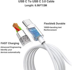 img 2 attached to 87W USB C Power Adapter for MacBook Pro and Air 2018/2019/2020 - Compatible with MacBook Pro 13 15 Inch - Includes USB C to C Cable