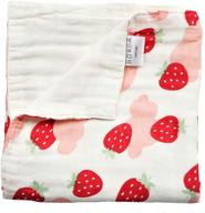 bamboocart comforter toddler swaddle strawberry logo