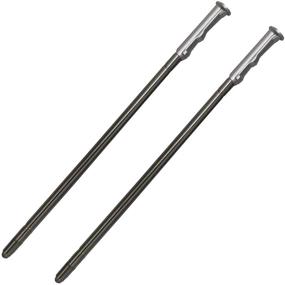 img 3 attached to 2-Pack Silver LCD Touch Screen Stylus Pen Replacements for LG Stylo 5, Stylo 5 Plus - Compatible with Q720, Boost, AT&T, TracFone, Verizon, Spectrum, Xfinity, T-Mobile, Sprint, Cricket Wireless