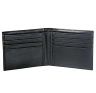 secure your cards with our rfid wallet: genuine leather bifold logo