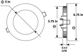 img 3 attached to 💡 Ilett Watts: Enhancing Efficiency with Ultrathin Recessed 100V 240V Industrial Electrical Solution