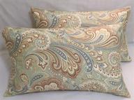 tsotu standard size cotton pillow cases - set of 2, printed pattern pillow shams covers (european) логотип