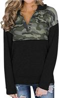 🔳 alvaq women's casual color block quarter zip pullover sweatshirt with pockets - long sleeve tunic tops (sizes s-xxl) логотип