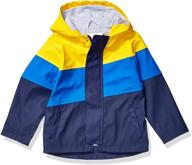 amazon brand spotted jacket colorblock: premium boys' clothing for jackets & coats logo