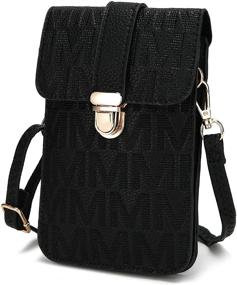 img 4 attached to Women's MKF Collection Farrow Signature Wallet: Crossbody Handbags & Wallets