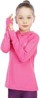 👧 active 4-12 year old girls' clothing: athletic hoodie weight sleeve for optimal performance logo