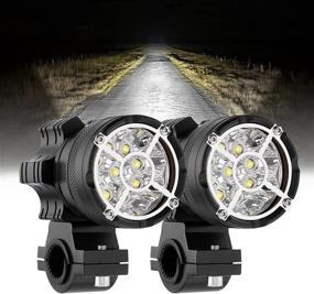 img 4 attached to 🚀 INNOGLOW Motorcycle LED Driving Lights: Powerful 60W 6000K Spotlights for Enhanced Visibility on the Road
