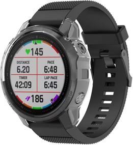 img 3 attached to Compatible With Garmin Fenix 6S Case Cover