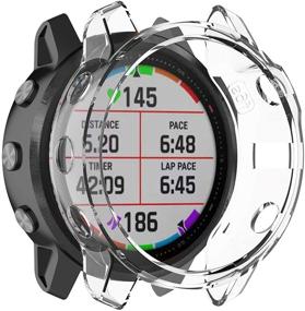 img 4 attached to Compatible With Garmin Fenix 6S Case Cover