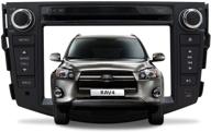 🚗 in dash navigation car stereo radio for toyota rav4 2006-2012, 7" hd touchscreen android 10.0 double din dvd player with bluetooth, carplay, rear view camera, 32g sd card, 3.5mm mic logo