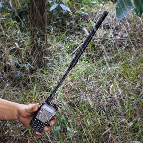 img 3 attached to 📻 13 Inch Dual Band VHF UHF Tactical Antenna for Kenwood Baofeng UV-5R Handheld Two Way Radio