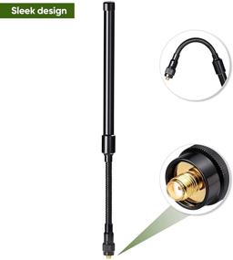 img 1 attached to 📻 13 Inch Dual Band VHF UHF Tactical Antenna for Kenwood Baofeng UV-5R Handheld Two Way Radio