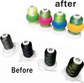 img 2 attached to 🧵 HimaPro Thread Spool Huggers/Thread Spool Savers - Stop Thread Tails from Unraveling - Eliminate Loose Ends(56 PCs)