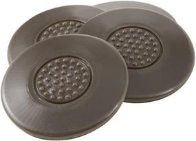 img 4 attached to 🔁 SoftTouch Self-Stick Heavy Duty Non-Slip Surface Grip Pads - Pack of 4, Brown, 2.5 inch Round