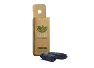 lilu organic vegan bamboo charcoal dental floss refills: tea tree and peppermint, 2-pack, 100ft each, naturally waxed for eco-friendly zero waste logo