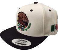 yupoong mexico snapback embroidered shield logo