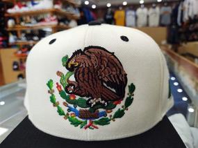 img 3 attached to Yupoong Mexico Snapback Embroidered Shield