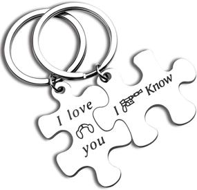 img 4 attached to 🌟 Star Wars Jewelry Wedding Gifts | I Love You, I Know Keychain Set | Couple Keychain for Girlfriend, Boyfriend, Husband, Wife