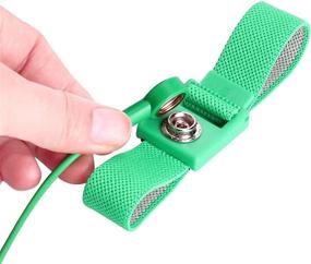 img 2 attached to 🐊 Alligator Extendable Wristband Bracelet: Premium Grounding Occupational Health & Safety Product