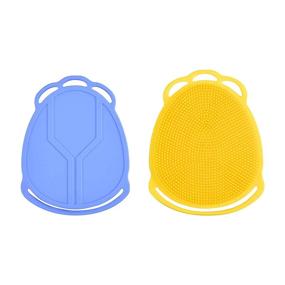 img 4 attached to 🧽 Soft Silicone Body Scrubber: Gentle Exfoliation for Sensitive Skin - 2 Pack Different Sizes