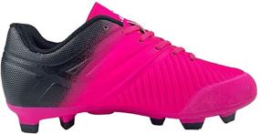 img 1 attached to 👟 LEOCI Soccer Shoes: Comfortable Anti-Slip Football Cleats for Little Kids and Big Kids - Todder Boys and Girls, Perfect for Outdoor Play