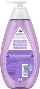 img 3 attached to 👶 Johnson's Calming Baby Shampoo: Soothing NaturalCalm Scent, Hypoallergenic, Tear-Free, Paraben-Free, Phthalate-Free, Sulfate-Free & Dye-Free, 20.3 fl. oz