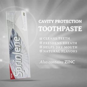 img 3 attached to SprinJene Original White Boost Fluoride Toothpaste: Natural Teeth Whitening with Patented Black Seed Oil and Zinc - Certified Vegan, Cruelty-Free, Gluten-Free, Kosher, Halal - 2-Pack 5.0 oz