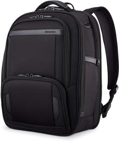 img 4 attached to 🎒 Samsonite Slim Black Backpack: The Perfect Size for Backpack Enthusiasts