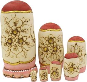 img 3 attached to 🪆 Winterworm Handmade Traditional Matryoshka Decorative Novelty & Gag Toys