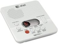 📞 at&amp;t (1740wh) digital answering system with date and time stamp, in white logo