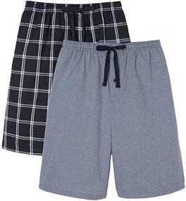 img 1 attached to Hanes 2 Pack Woven Pajama XX Large: Comfy Men's Sleep & Lounge Attire