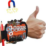mytoolon magnetic wristband: a versatile handyman's best gift for diy enthusiasts, men, and women - orange logo