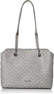 👜 chic and functional calvin klein signature compartments: women's handbags & wallets logo