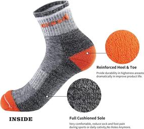 img 3 attached to 🧦 Multi-pack Cushion Crew Socks for Women's Hiking, Running, and Outdoor Recreation