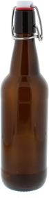 img 3 attached to Amber Glass Swing Top Bottles - 16.9oz, 12 Pack - Perfect for Reusable Homebrewing