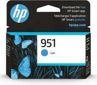 🔵 hp 951 cyan ink cartridge - compatible with officejet printers - eligible for instant ink logo