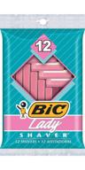 🪒 бритва bic shaver lady, 12 шт: удобные и высококачественные женские бритвы логотип