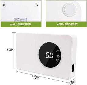 img 3 attached to DWSFADA Ozone Machine for Home Use: Sterilizer and Cleaner for Vegetables and Fruits, Ultrasonic Removal for Fresh Produce Washing