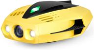 compact 1080p full hd underwater drone with camera - chasing dory: real time viewing, app remote control, portable carrying case, wifi buoy, 49 ft tether, rov (yellow) logo