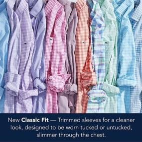 img 1 attached to Одежда и рубашки Vineyard Vines Classic Gingham Stretch для мужчин