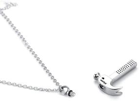 img 3 attached to YSAHan Cremation Necklace Memorial Stainless