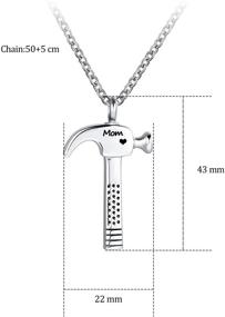 img 1 attached to YSAHan Cremation Necklace Memorial Stainless